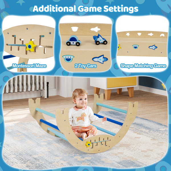 Triangle Set 8-in-1 Foldable Baby Climbing Toys Unicorn Theme