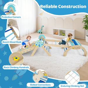 Triangle Set 8-in-1 Foldable Baby Climbing Toys Unicorn Theme