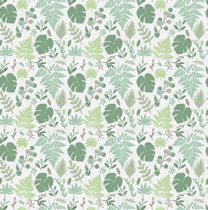 Tropical Leaves Lounger Slip Cover