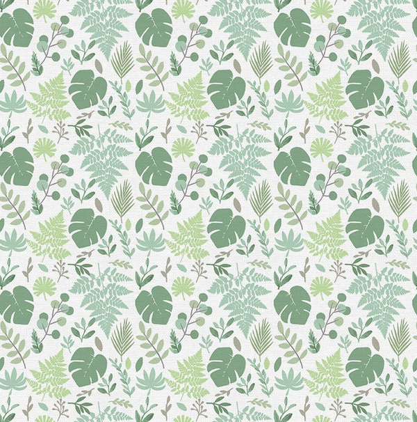 Tropical Leaves Lounger Slip Cover