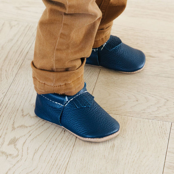 True Navy City Baby Shoe