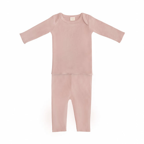 Mushie Two Piece Long Sleeve Set Organic Cotton Elastane
