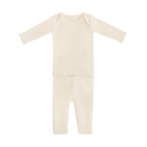 Mushie Two Piece Long Sleeve Set Organic Cotton Elastane