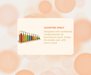 Montessori Educational Box for toddlers, perfect nursery decor for 25-27 months, shown from angle 5.