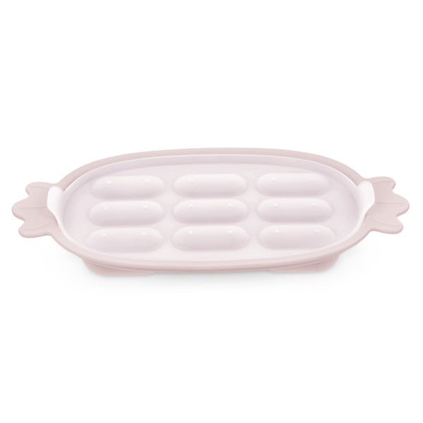 Haakaa Silicone Nibble Tray in angle 12 view, perfect for feeding and snack time for babies.