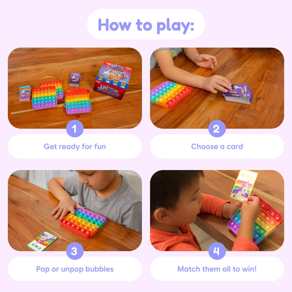 Colorful Unicorns Vs. Dragons baby product, promoting health and safety, shown from angle 3.