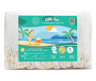 Little Toes Natural Disposable Swim Diapers - 24 Pack
