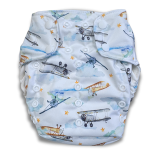 Dream Diaper 3.0 Natural Fiber Pocket Diaper - First Flight