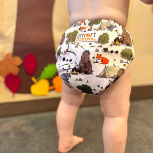 Dream Diaper 3.0 Natural Fiber Pocket Diaper - Happy Camper