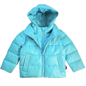 Car Seat Coat | The Road Coat Down - Aqua