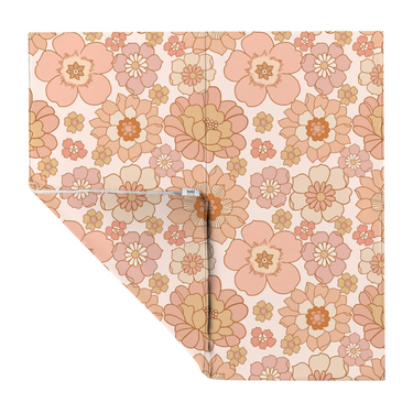 Blooms Vegan Leather Mat - Stylish and durable play mat for babies, perfect for safe and comfortable playtime.