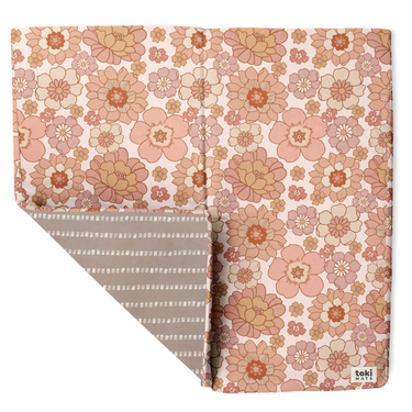 Blooms Organic Cotton Mat - Soft, eco-friendly play mat for babies, perfect for safe and comfortable playtime.
