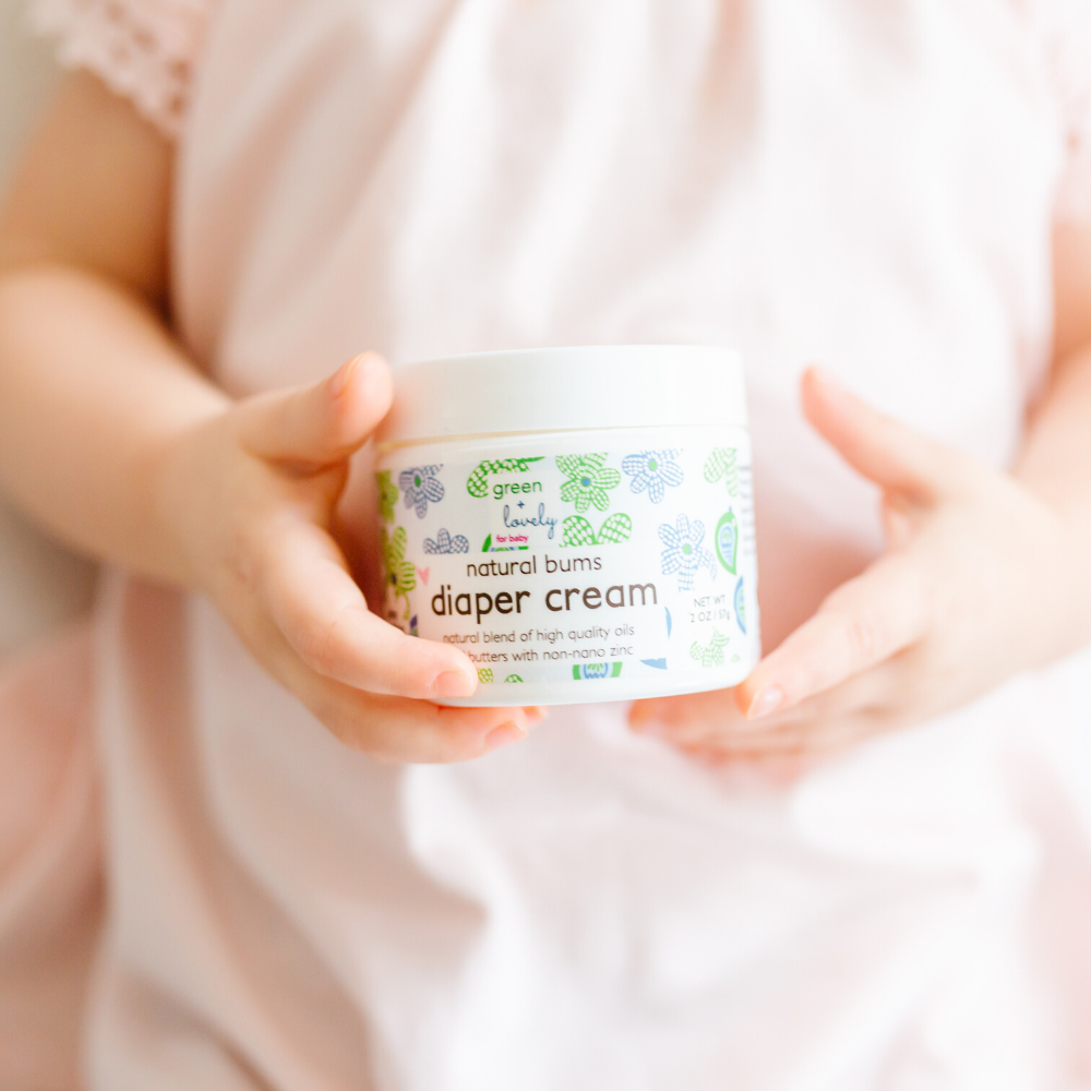 Natural Bums Diaper Rash Cream - Effective Natural Diaper Cream - 2 oz.