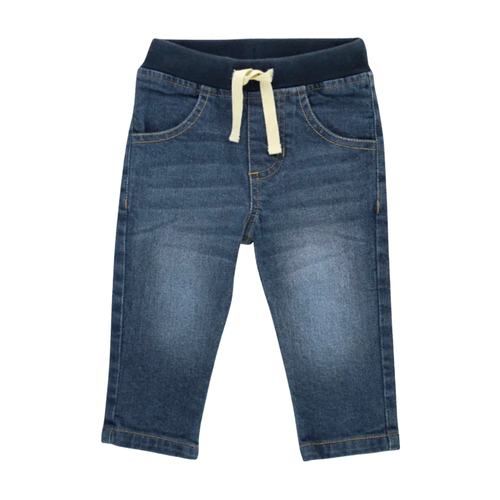 Boys Medium Wash Pull-On Jeans