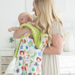 Baby & Toddler Minky Blanket - Bug Buddies