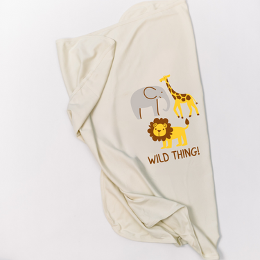 Wild Thing Animal Baby Blanket