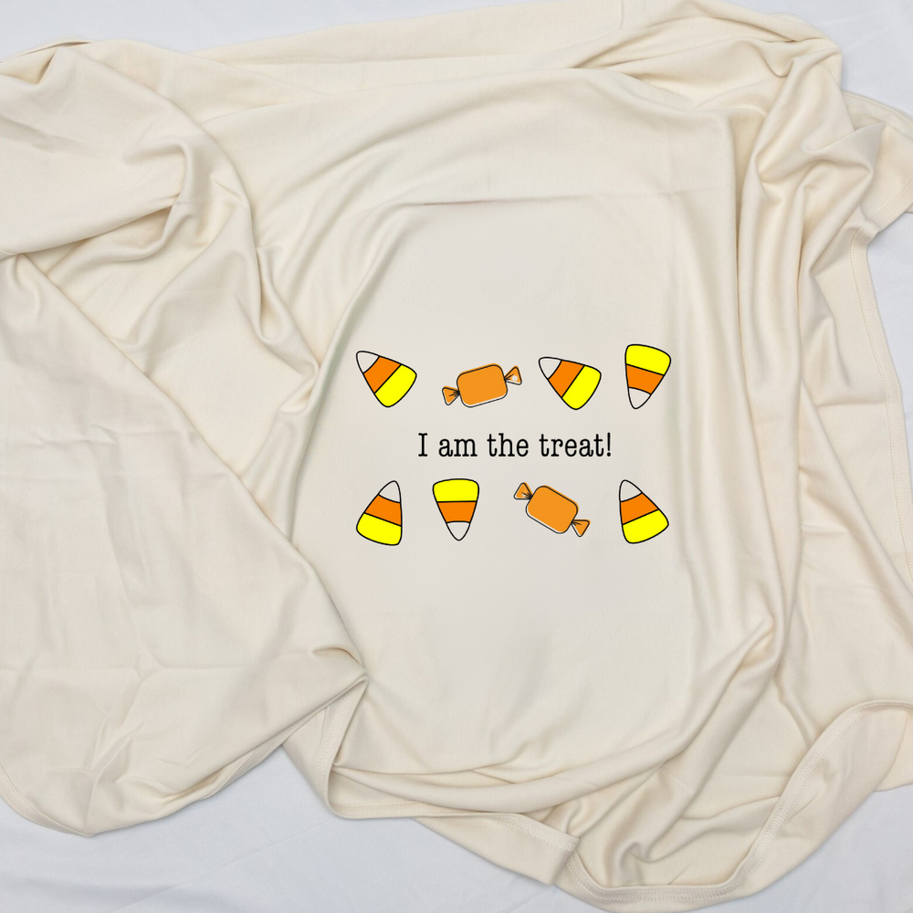 I Am The Treat Baby Blanket - Organic Cotton for Newborns