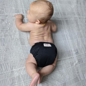 Dream Diaper 3.0 Natural Fiber Pocket Diaper - Basic Black