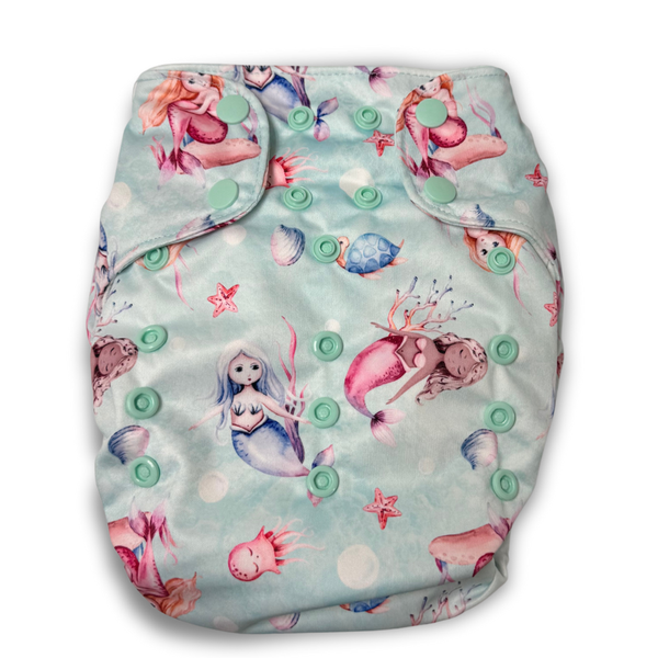 Dream Diaper 3.0 Natural Fiber Pocket Diaper - Mermazing