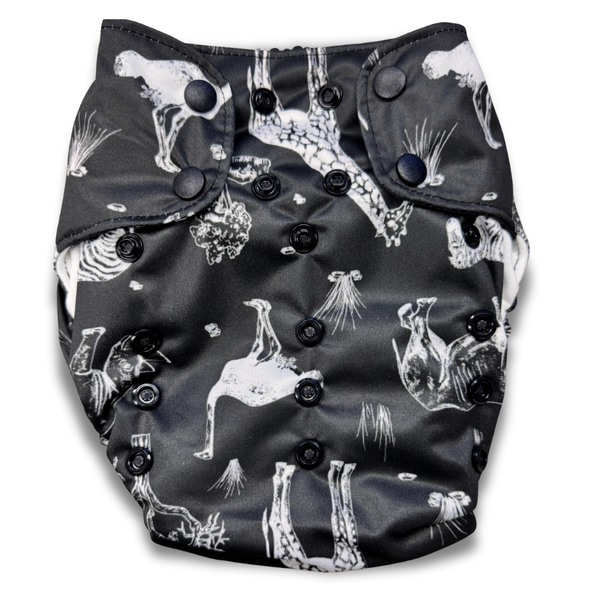 Dream Diaper 3.0 Natural Fiber Pocket Diaper - Safari Adventure
