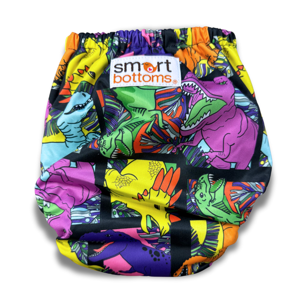 Dream Diaper 3.0 Natural Fiber Pocket Diaper - Rad Raptor