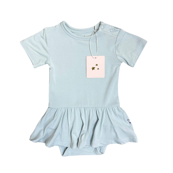 Powder Blue - Bodysuit Dress