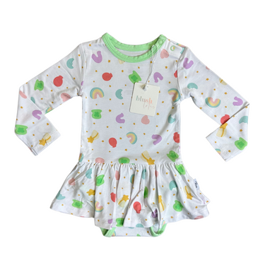 Lucky Bodysuit Dress for babies, perfect for comfortable sleep and stylish bedding.