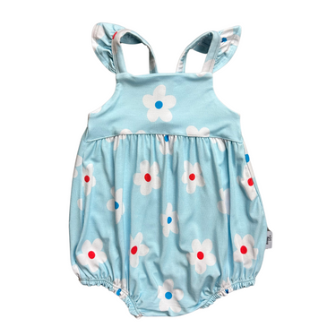 American Girl Bubble Romper for babies, stylish and comfortable outfit in vibrant colors. Perfect for playtime and outings.