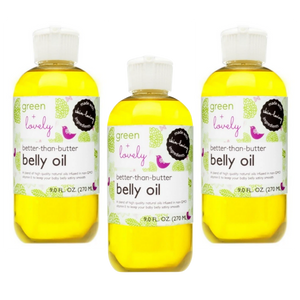 Better than Butter Pregnancy Belly Oil - Organic Oils - Stretch Mark Prevention - 8 oz.