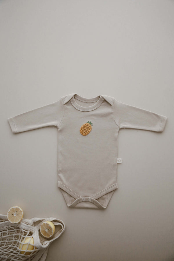 Pineapple Long Sleeve Bodysuit