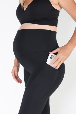 VAALIA™ Everyday Comfort Hi-Rise Maternity Pocket Legging