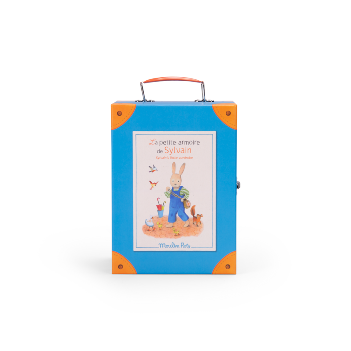 Sylvain Little Wardrobe Suitcase - The Big Family toy suitcase for imaginative play and storage.