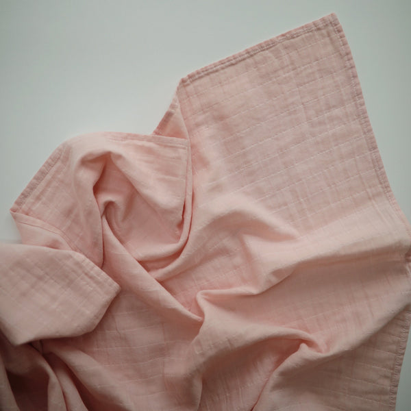 Mushie Organic Cotton Muslin Swaddle Blanket extra soft