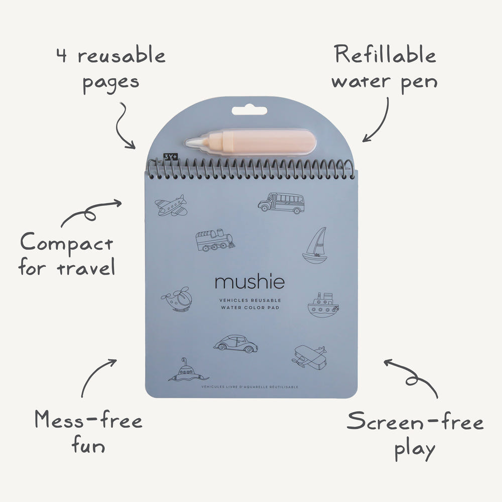 Vehicles Reusable Water Color Pad