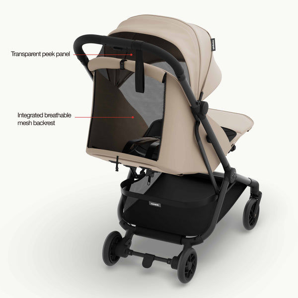Mompush Velo Ultra-Compact Stroller Fits Overhead Bins