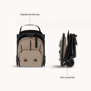 Mompush Velo Ultra-Compact Stroller Fits Overhead Bins