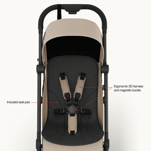 Mompush Velo Ultra-Compact Stroller Fits Overhead Bins