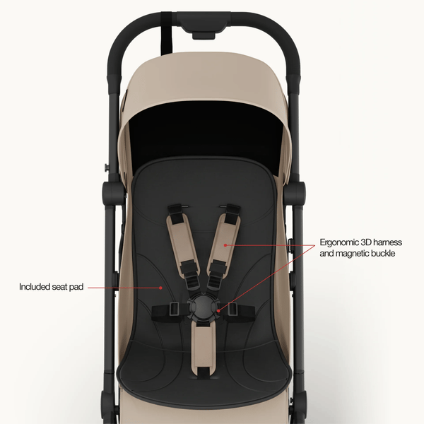 Mompush Velo Ultra-Compact Stroller Fits Overhead Bins