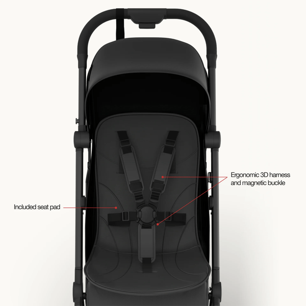 Mompush Velo Ultra-Compact Stroller Fits Overhead Bins
