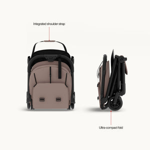Mompush Velo Ultra-Compact Stroller Fits Overhead Bins
