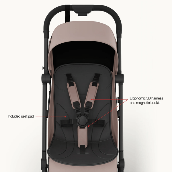 Mompush Velo Ultra-Compact Stroller Fits Overhead Bins