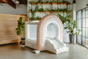 Mini Boho - Beige Rainbow Bounce House