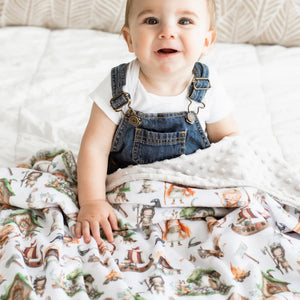 Minky Baby Blanket Vikings