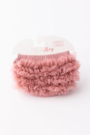 Vintage Pink Ruffle Bum Bloomer