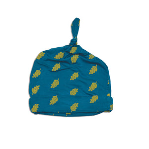 Bamboo Knot Hat (Dotty Leaf Print)