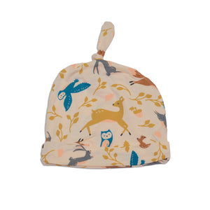 Bamboo Knot Hat (Woodland Frolic Print)