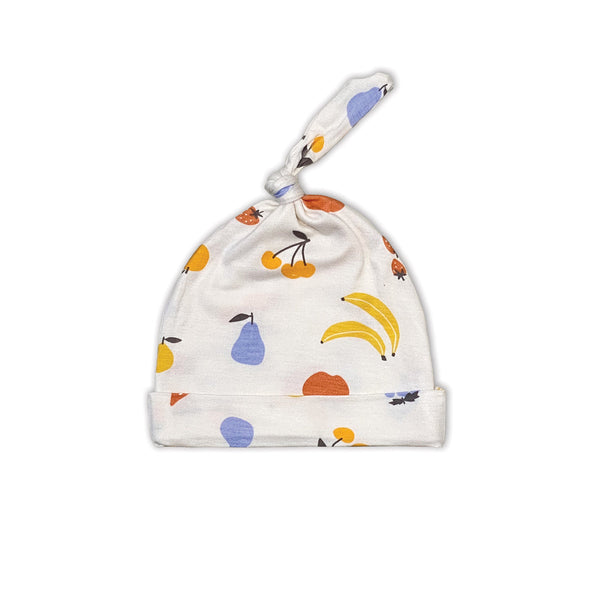 Bamboo Knot Hat (Fruit Salad Print)