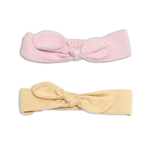 Bamboo Headband 2 pack (Lavender Mist/Pie Crust)