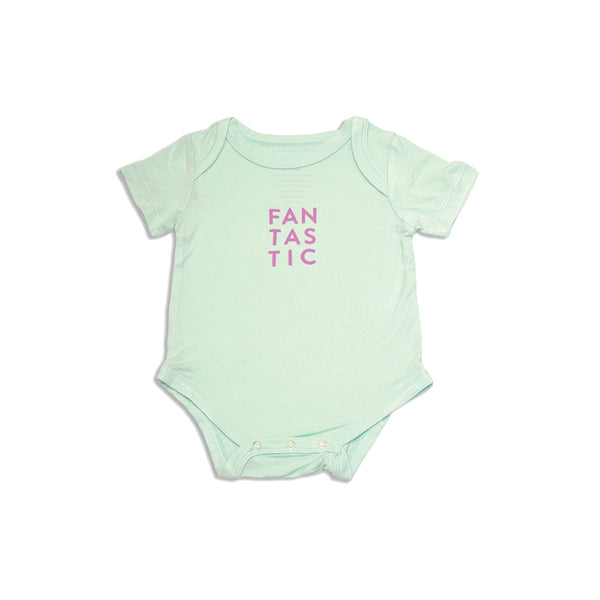 Bamboo Short Sleeve Onesie (Bay)