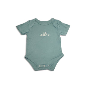 Bamboo Short Sleeve Onesie (Mineral)